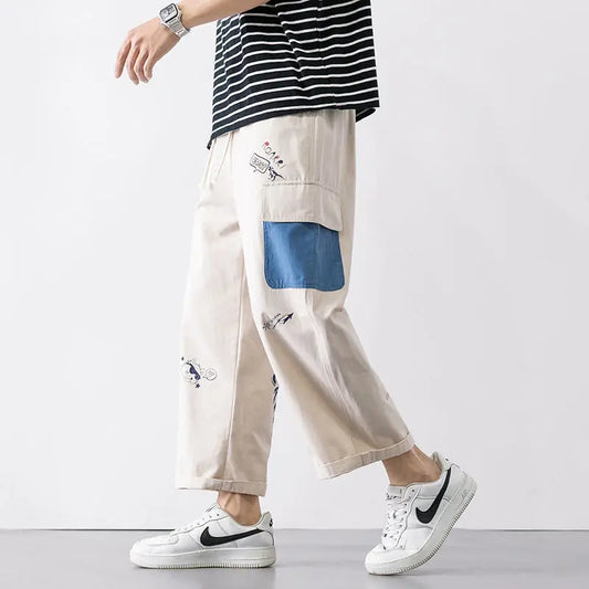 Harajuku Anime Sweatpants Baggy Streetwear Wide leg Oversize