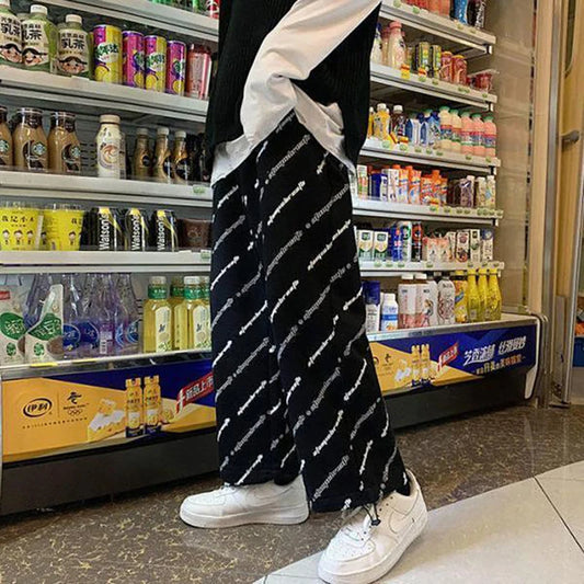 Streetwear Wide leg Oversize Casual Joggers Sport