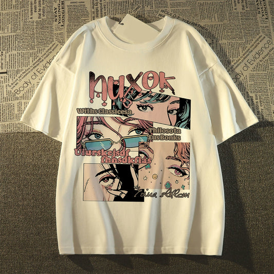 Vintage American Style Anime T-shirt