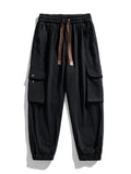 Streetwear Washed Casual Baggy Pants Loose Trousers Male