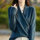 Women's Knitted Sweater Wool Thickened