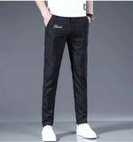 Golf Ice Silk Casual Pants for Men's Summer Thin Straight Pants