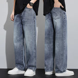 Men's Loose Wide Leg Trendy Versatile Pants Straight