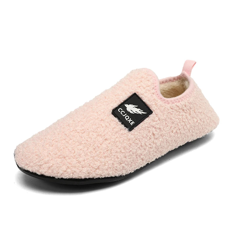 Winter Slip on Lightweight Slippers Women Plush