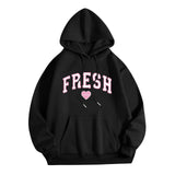 American Vintage Fresh Love Letter Print Hoodie