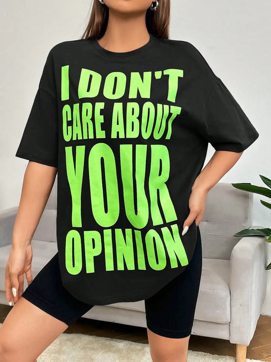 I Don’t Care Opinion Hip Hop T-Shirt