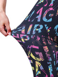 Graffiti Casual Printed Women's Leggings