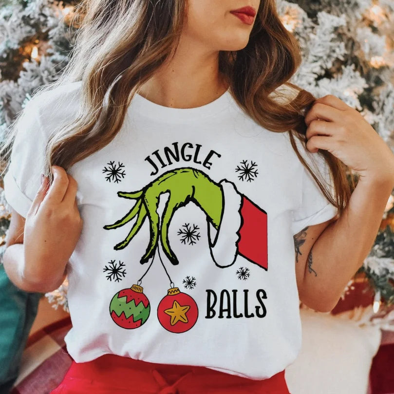 Funny Jingle Balls Women's T-Shirt 90s