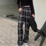 2025 Fashion Warm Plush Pants Cashmere Thick Plaid