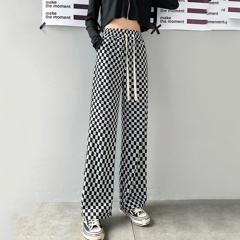 Wide Leg Pants for Women Spring Loose Straight High