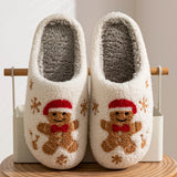 Women Christmas Man Winter Slippers