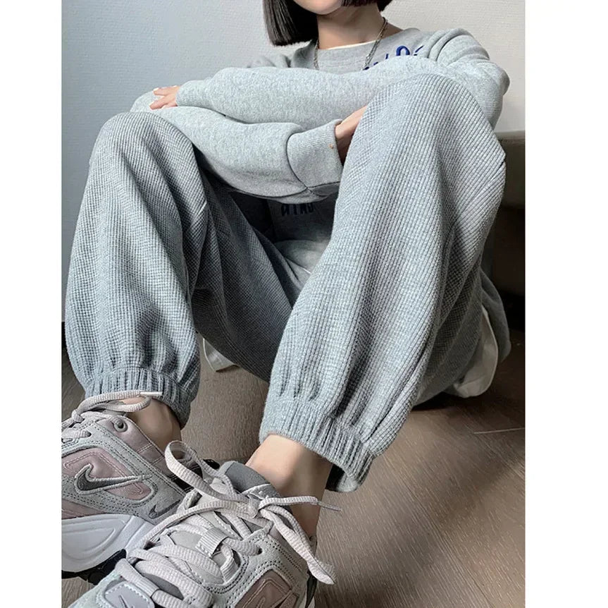 Joggers Sports Hip Hop Running Pants Casual Lady Sweatpants Comfortable Oversized