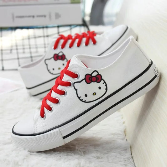 Y2k Low Top Sneakers Kitty Patch