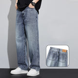 Men's Loose Wide Leg Trendy Versatile Pants Straight