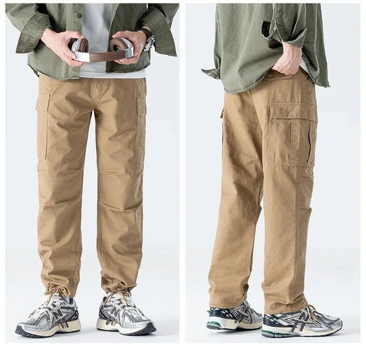 Outdoor Cargo Pants Men Jogging Casual Pants Autumn Winter Pantalones