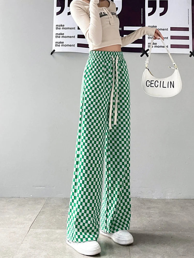 Wide Leg Pants for Women Spring Loose Straight High