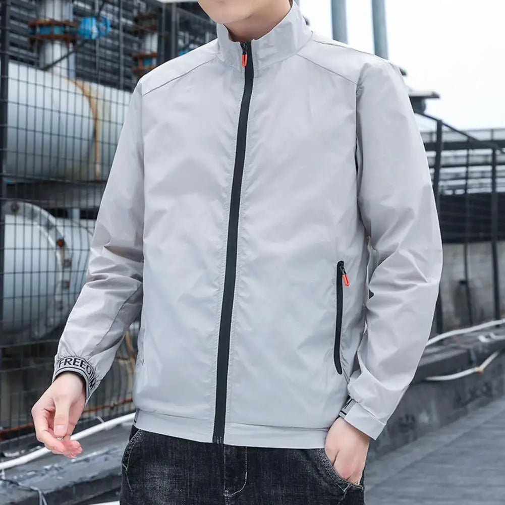 Men Sunscreen Coat Breathable Sun Protection Male Sports Jackets Coat