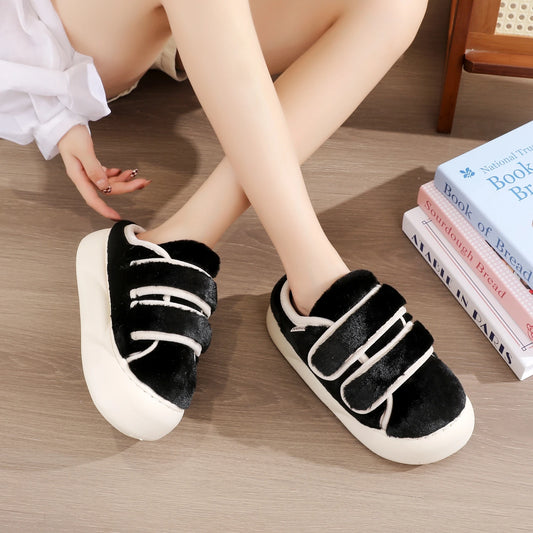 Soft Fashion Winter Slippers Women Thick Sole Indoor