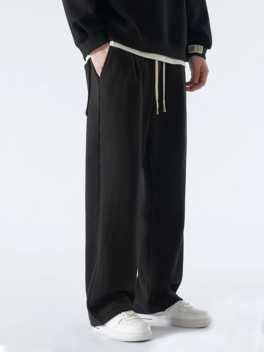 Winter Men's Sweatpants Fashion Thick Warm Fleece