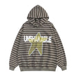 Women Color Striped Hoodie Streetwear Oversize Autumn