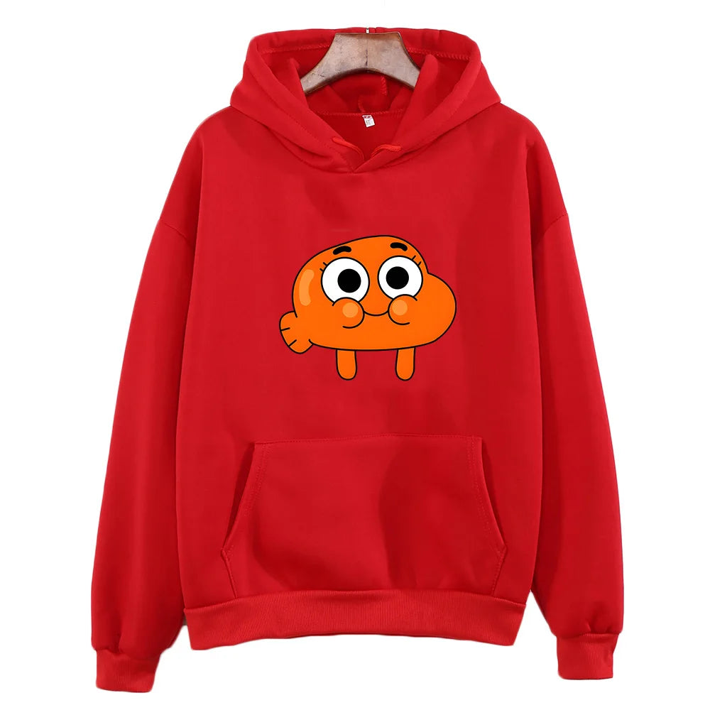 Gumball Watterson Cartoon Graphic Hoodie