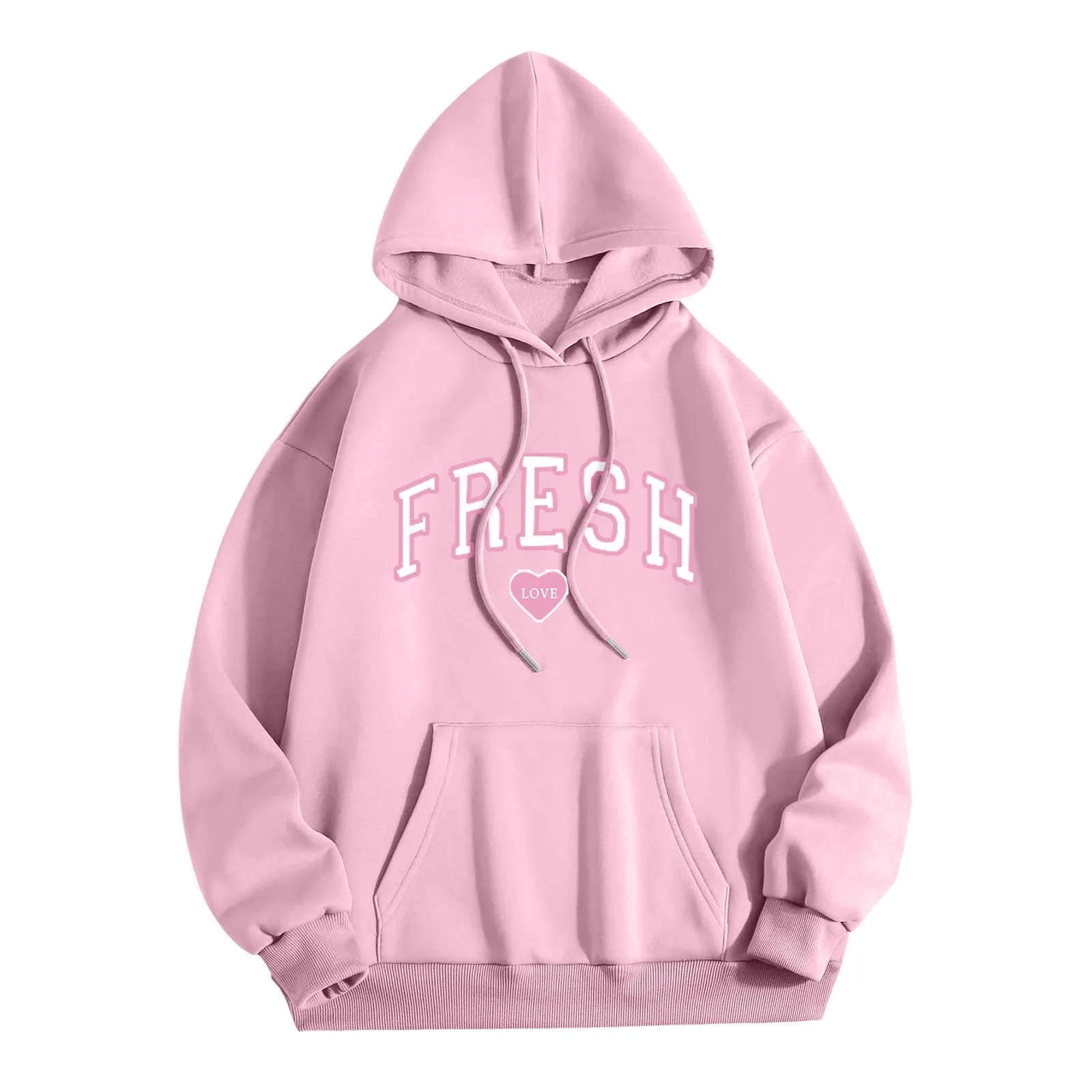 American Vintage Fresh Love Letter Print Hoodie