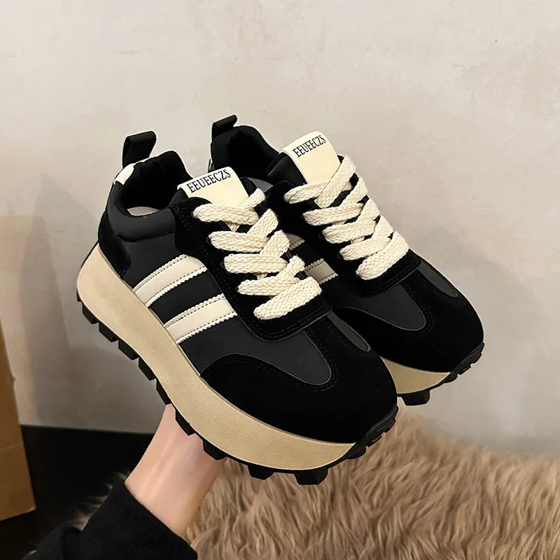 Sneakers Shoes Autumn winter Vintage Versatile