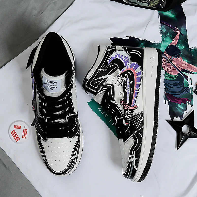 Unique Roronoa Zoro Anime Sneakers