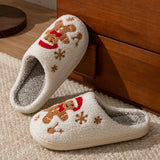 Women Christmas Man Winter Slippers