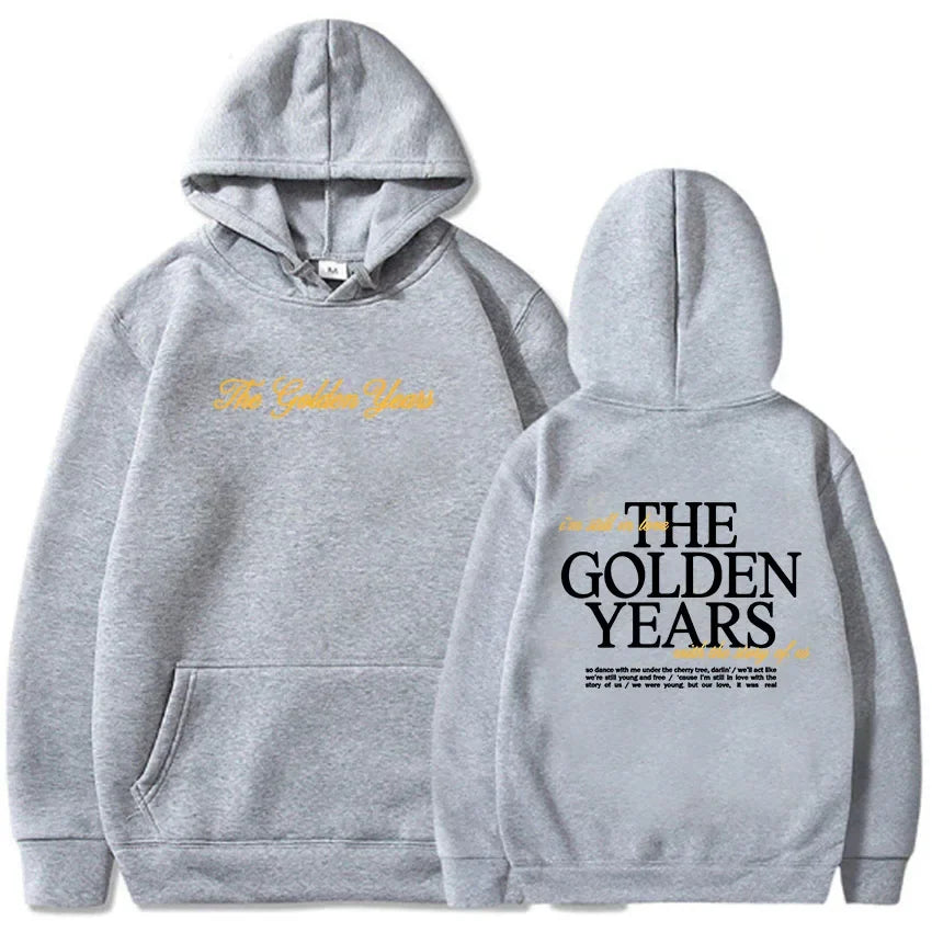 The Golden Years Tour Graphic Letter Print Hoodie