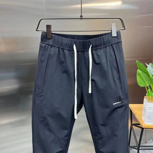 Men's Summer Pants Man Sweatshirt Men's Cropped Trousers Male Clothes