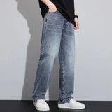 Men's Loose Wide Leg Trendy Versatile Pants Straight