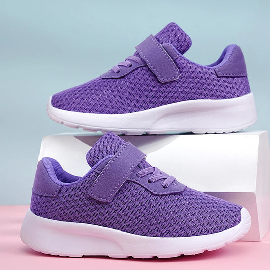 Purple Mesh Kids' Sneakers