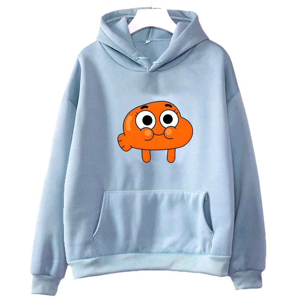 Gumball Watterson Cartoon Graphic Hoodie