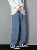 2024 Men's Jeans Loose Straight Wide Leg Casual