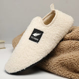 Winter Slip on Lightweight Slippers Women Plush