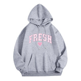 American Vintage Fresh Love Letter Print Hoodie