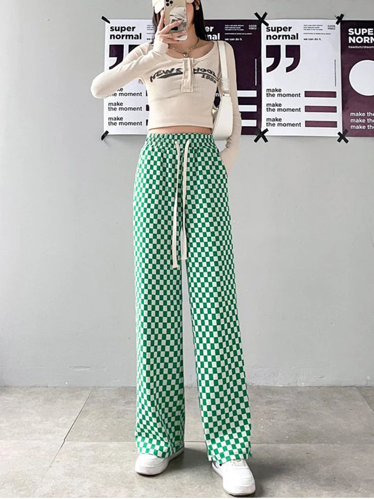 Wide Leg Pants for Women Spring Loose Straight High