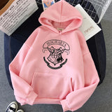 Long Sleeve Hogwarts Graphic Hoodie