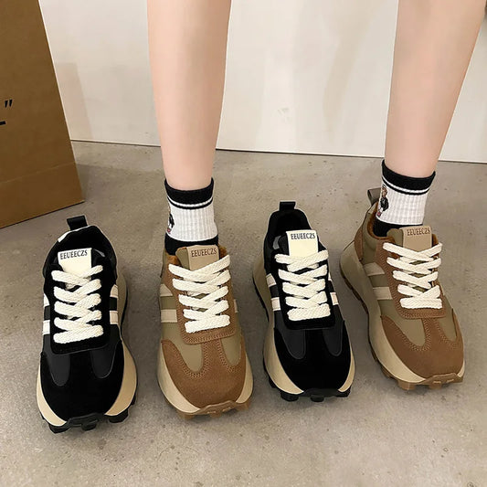 Sneakers Shoes Autumn winter Vintage Versatile