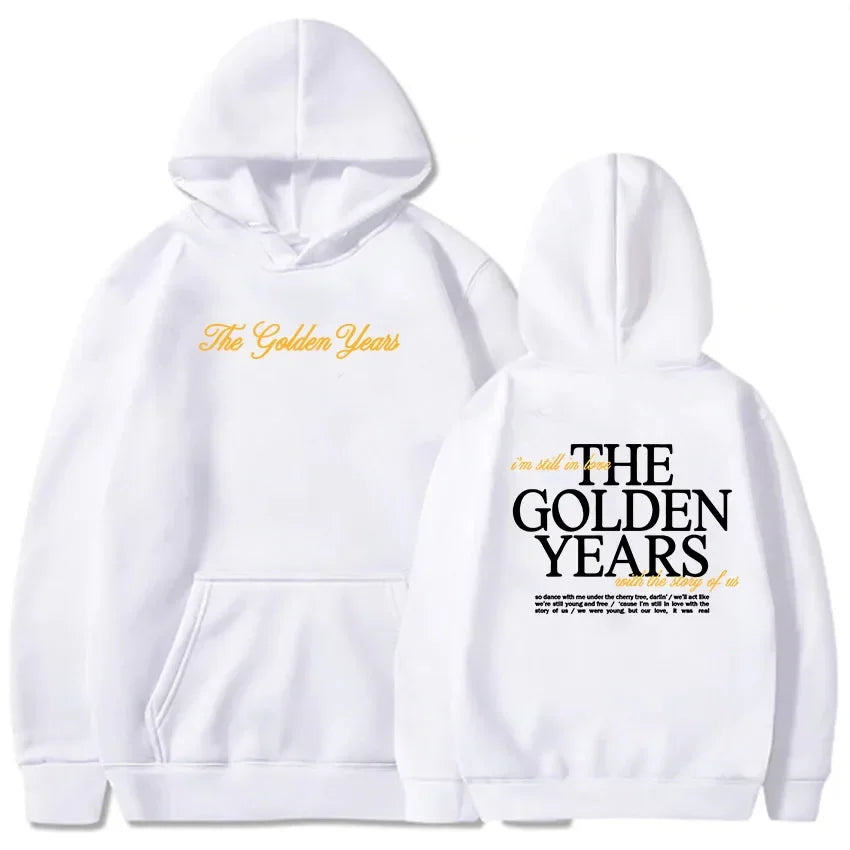 The Golden Years Tour Graphic Letter Print Hoodie