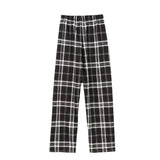 2025 Fashion Warm Plush Pants Cashmere Thick Plaid