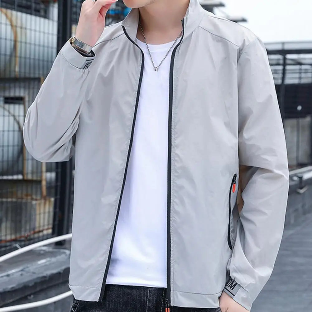 Men Sunscreen Coat Breathable Sun Protection Male Sports Jackets Coat