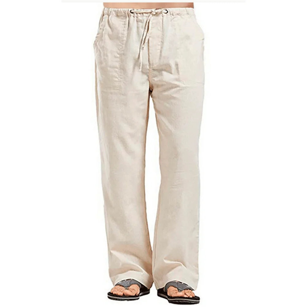 Men's Summer Cotton Linen Pants