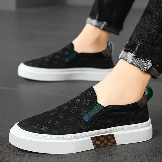 Printing Shoes Comfortable Outdoor Shoes Thick Bottom Slip-On Shoe Trainers Skate