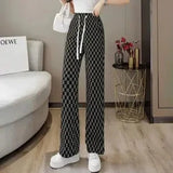 Wide Leg Pants for Women Spring Loose Straight High