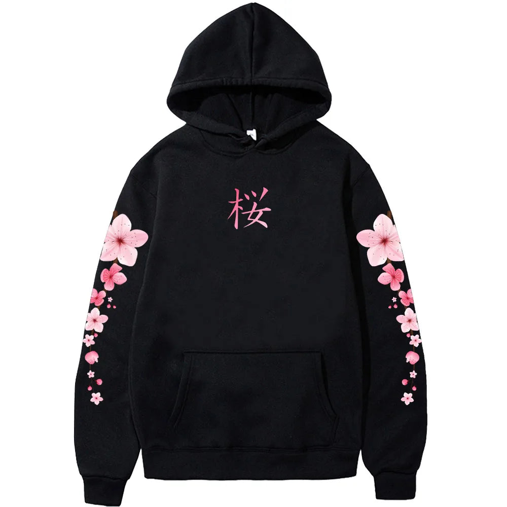 Japanese Blossom Sakura Graphic Hoodies