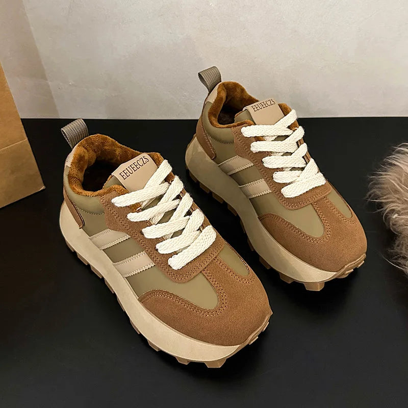 Sneakers Shoes Autumn winter Vintage Versatile