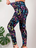 Graffiti Casual Printed Women's Leggings