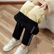 Winter Fleecing Lamb Wool Plush Pencil Pants